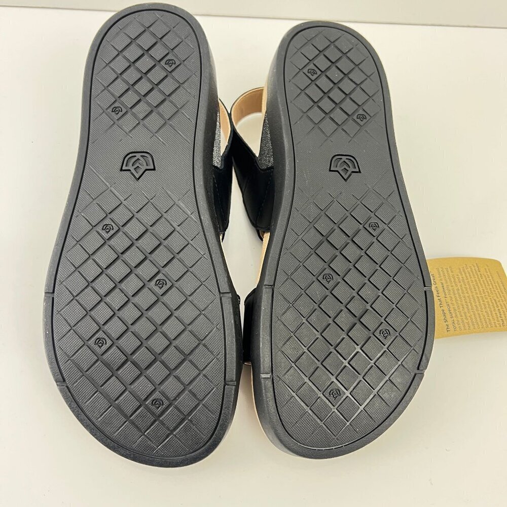 Spenco Womens Sanabel Black Sling-Back Sandals Size 10 M - Picture 4 of 10